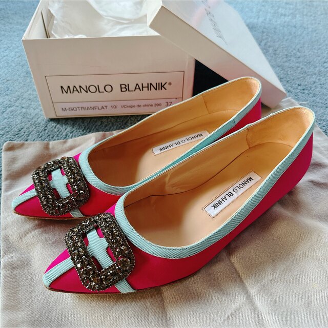 MANOLO BLAHNIK マノロブラニク　フラット　サイズ37