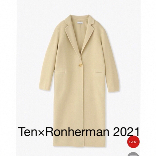 Ron Herman(ロンハーマン)の  TEN×Ronherman 2021FW Simple Chic Coat レディースのジャケット/アウター(チェスターコート)の商品写真