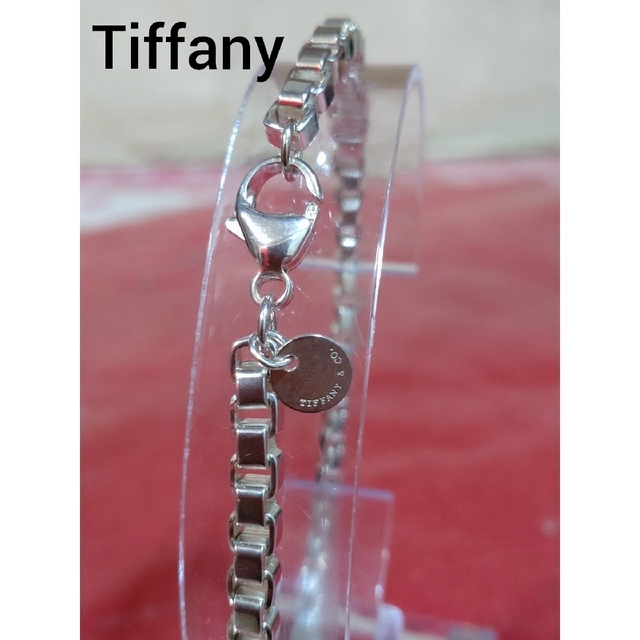 銀製/Tiffany/ベネチアンブレスレット/SILVER925/袋付き/装飾品