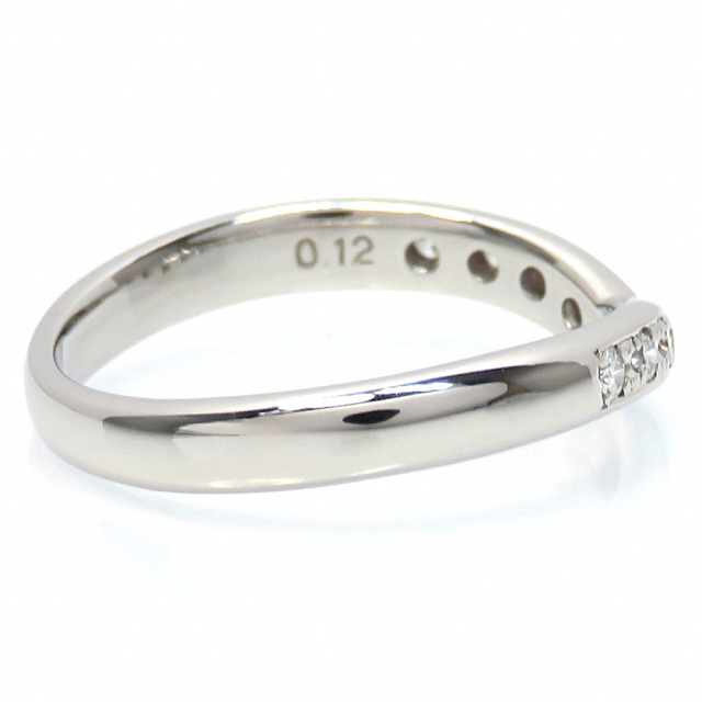 黒 桜古典 TASAKI タサキ Pt1000 ダイヤモンド0.12ct リング カーブ