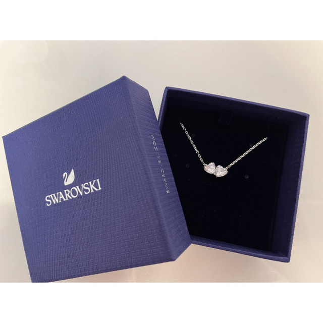 SWAROVSKI(スワロフスキー)のSWAROVSKI♡ハートネックレス レディースのアクセサリー(ネックレス)の商品写真