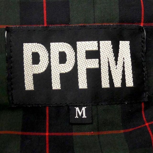 PPFM(ピーピーエフエム)のPコート ピーコート ダブル PPFM ピーピーエフエム M メンズ 黒AS87 メンズのジャケット/アウター(ピーコート)の商品写真