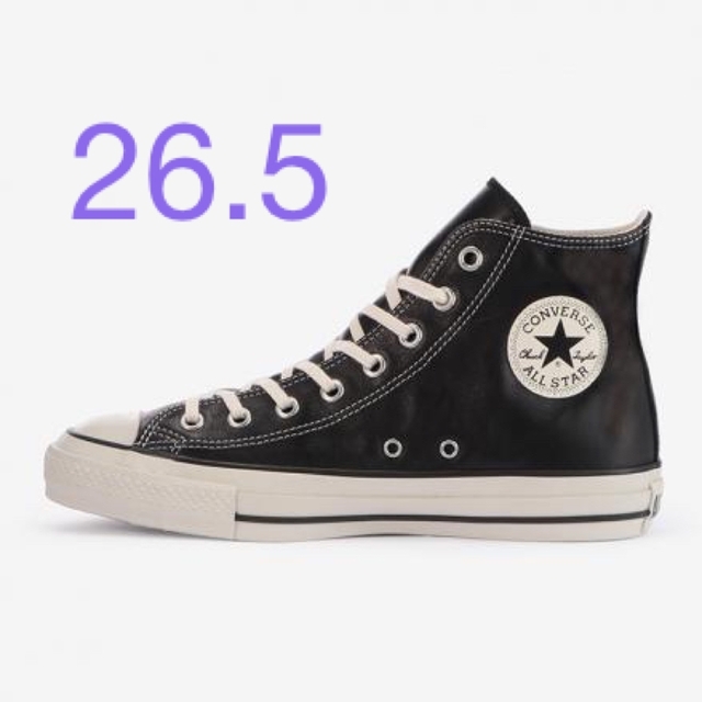 希少★CONVERSE オールスター オリーブグリーンレザー HI 26.5cm