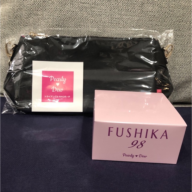 ❤️パーリーデュー　FUSHIKA98  オールインワン＊ノベルティポーチ❤️ コスメ/美容のスキンケア/基礎化粧品(オールインワン化粧品)の商品写真