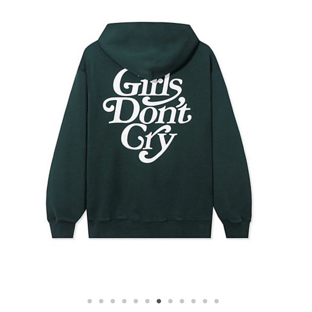 Girls Don't Cry Logo Hoodie Green 伊勢丹 - パーカー