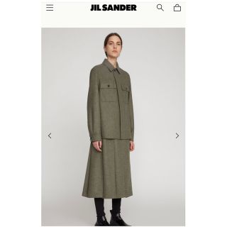 ジルサンダー(Jil Sander)のJILSANDER＋ ジルサンダープラス シャツジャケット(シャツ/ブラウス(長袖/七分))