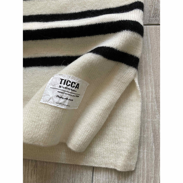 UNITED ARROWS(ユナイテッドアローズ)の❤︎新品❤︎人気❤︎TICCA ティッカ❤︎バスクボーダーニット レディースのトップス(ニット/セーター)の商品写真