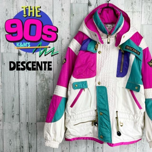 80s 【セットアップ】 DESCENTE ビンテージ　SNOW ジャケット