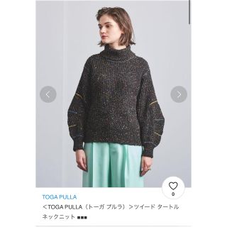 トーガ(TOGA)の＜TOGA PULLA（トーガ プルラ）＞ツイード タートルネックニット (ニット/セーター)