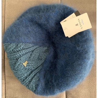 ランバンオンブルー(LANVIN en Bleu)の新品未使用　ランバンオンブルー　ベレー帽(ハンチング/ベレー帽)