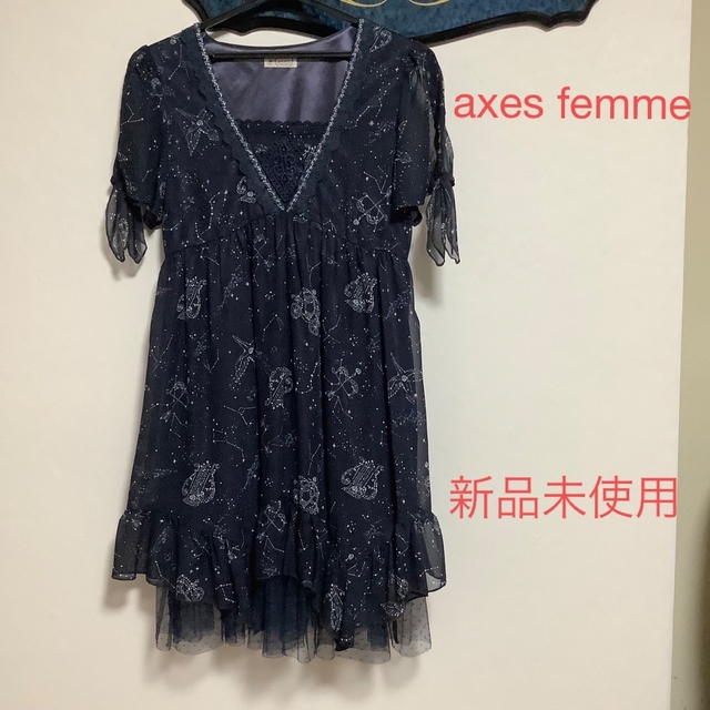 axes femme(アクシーズファム)のアクシーズファム(axes femme)　ワンピース　Mサイズ レディースのワンピース(ひざ丈ワンピース)の商品写真