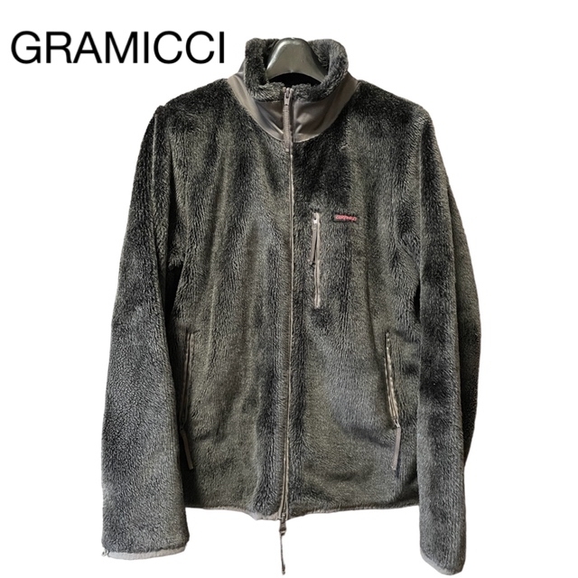 【美品】Gramicci ファーフリースジャケット　ブラック