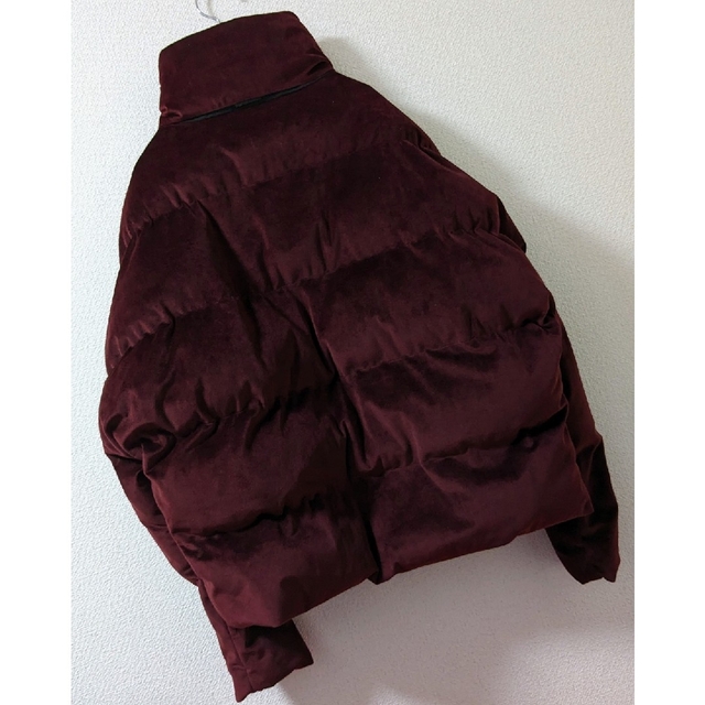 ZARA(ザラ)のZARA ベロア ベルベット オーバサイズ パフダウンジャケット バレンシアガ メンズのジャケット/アウター(ダウンジャケット)の商品写真