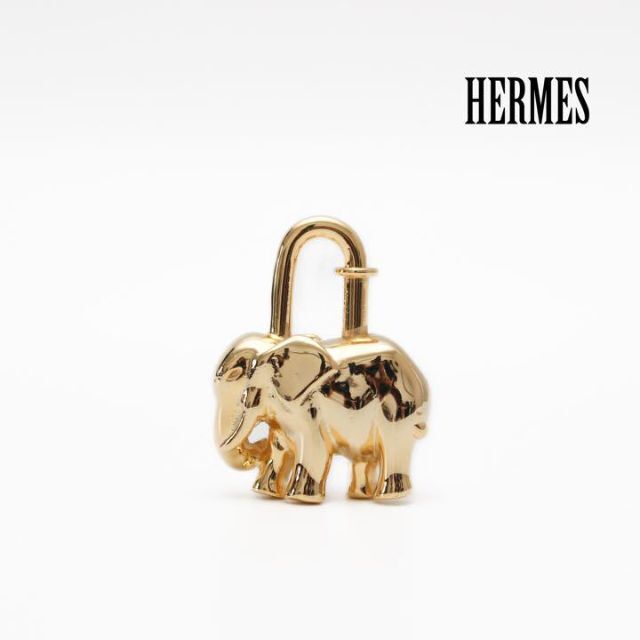 輝い 象 カデナ エルメス HERMES - Hermes エレファント ゴールド