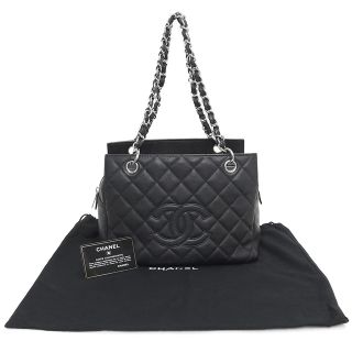 CHANEL - シャネル CHANEL チェーン ショルダー トートバッグ キャビア