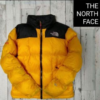 ザノースフェイス(THE NORTH FACE)の【美品】ノースフェイス　ダウン　サミット　800フィル　イエロー　メンズS(ダウンジャケット)