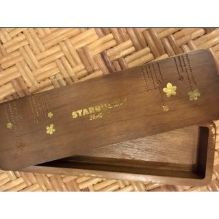 スターバックス(Starbucks)のセール実施中タイ限定　スターバックス　木製ケース 【ペンケース/木箱/小物入れ】(小物入れ)