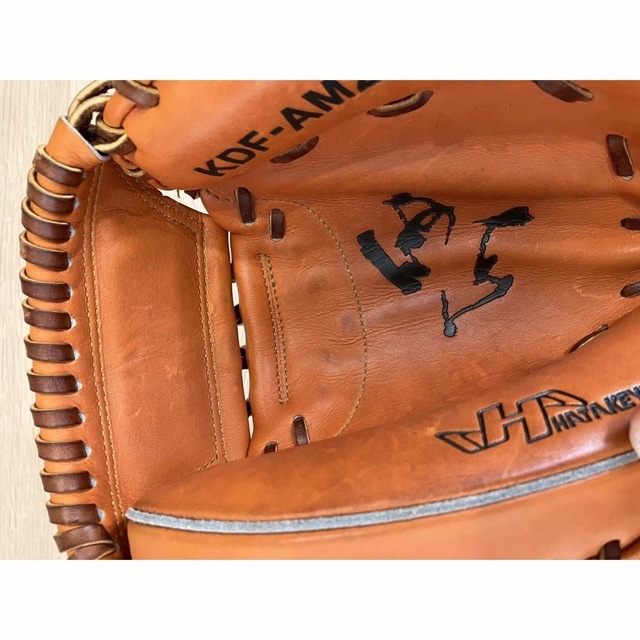 HATAKEYAMA(ハタケヤマ)のキャッチャーミット（硬式用、未使用、型付け前） スポーツ/アウトドアの野球(グローブ)の商品写真