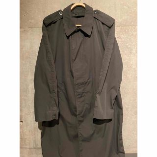 ミリタリー(MILITARY)の80s US NAVY ALL WEATHER COAT 黒(ミリタリージャケット)