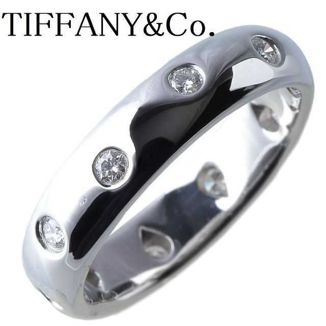 Tiffany & Co. - ティファニー ダイヤリング ドッツ 12号 PT950 【9966】