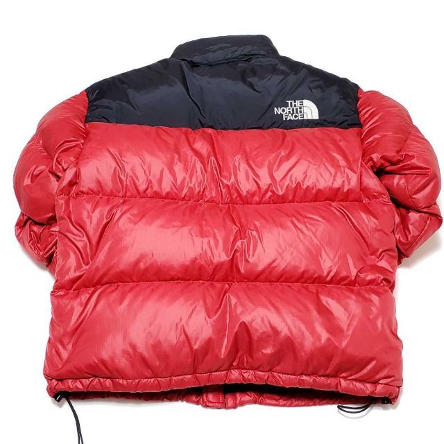 THE NORTH FACE ノースフェイス ヌプシ 700フィル 赤×黒 M