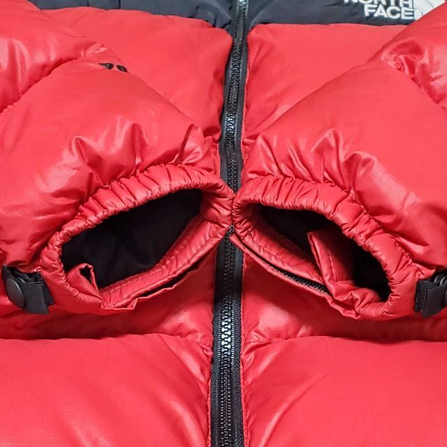 THE NORTH FACE ノースフェイス ヌプシ 700フィル 赤×黒 M