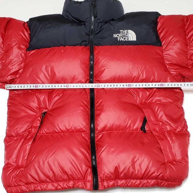 THE NORTH FACE ノースフェイス ヌプシ 700フィル 赤×黒 M