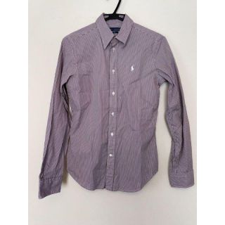 デニムアンドサプライラルフローレン(Denim & Supply Ralph Lauren)のRalph Lauren ラルフローレン シャツ レッド ストライプ レディース(シャツ/ブラウス(長袖/七分))