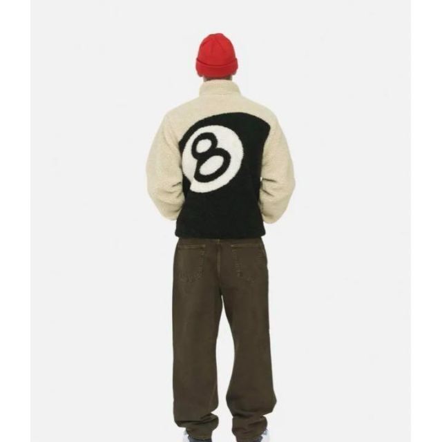 STUSSY - 【新品】8 BALL SHERPA JACKET Lサイズ NATURALの通販 by HDK ...