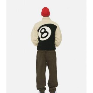 STUSSY - 【新品】8 BALL SHERPA JACKET Lサイズ NATURALの通販 by HDK