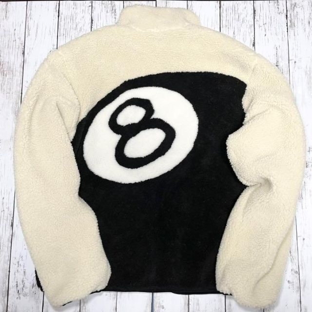 【即完モデル】stussy 8 Ball Sherpa Jacket Mサイズ