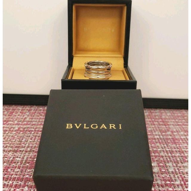 割引購入 BVLGARI BVLGARIビーZERO1リング☆メンズ - リング(指輪