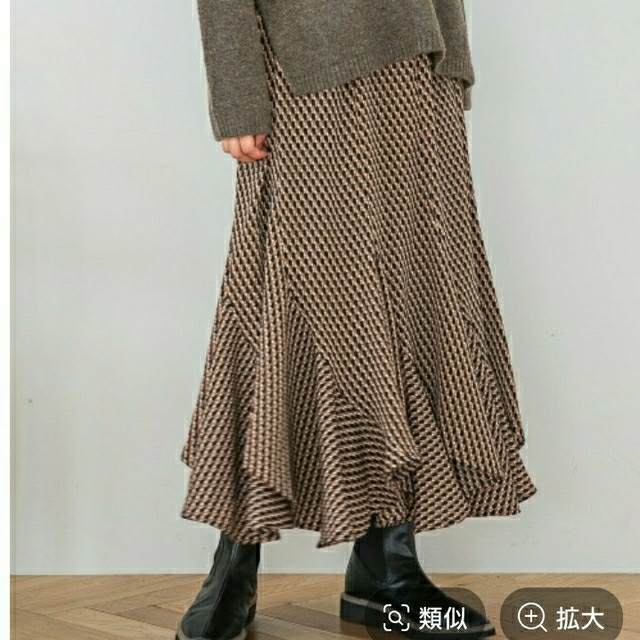 mysty woman(ミスティウーマン)のmystywoman エスカルゴマーメイドスカート レディースのスカート(ロングスカート)の商品写真