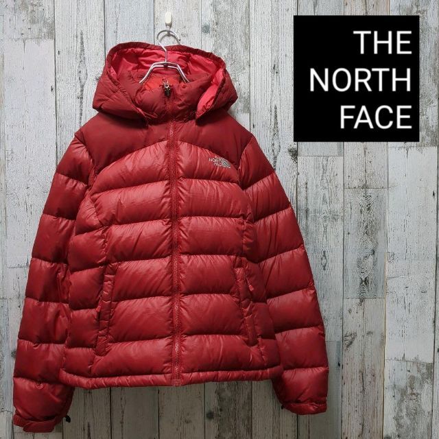 THE NORTH FACE(ザノースフェイス)の【美品】ノースフェイス　ダウン　ジャケット　700フィル　 レッド レディースのジャケット/アウター(ダウンジャケット)の商品写真