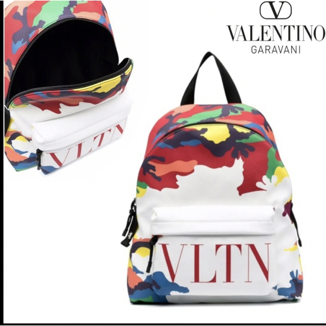 VALENTINO ヴァレンティノ パームツリー柄 リュック-