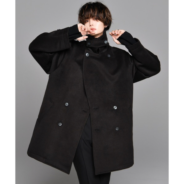 ADRER Beaver melton over P-coat メンズのジャケット/アウター(ピーコート)の商品写真