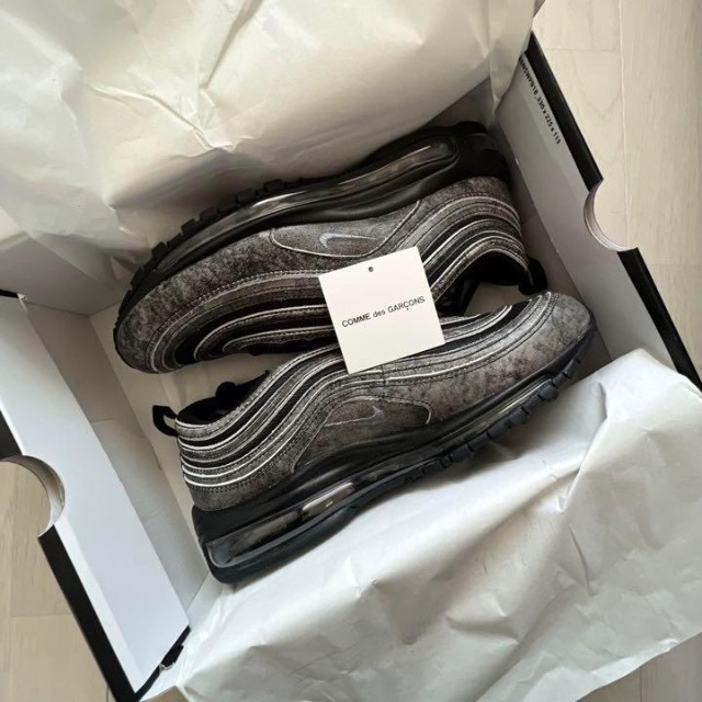 COMME DES GARÇONS × NIKE AIR MAX 97 キックス 新品同様 www.fasf.edu.br