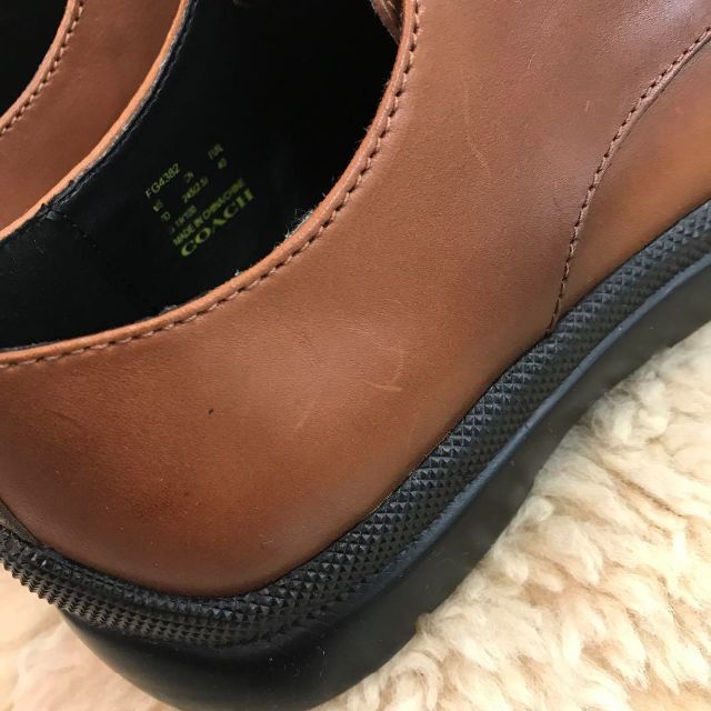 ☆ほぼ未使用☆コーチ プレーントゥ シューズ ドレスシューズ レザー