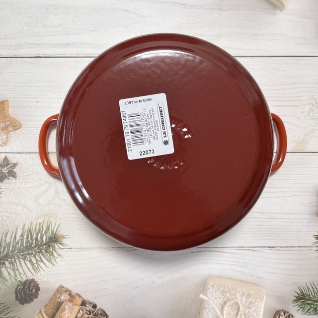 LE CREUSET - ♡ルクルーゼ ココットロンド 18cm カイエン レッド 両手 