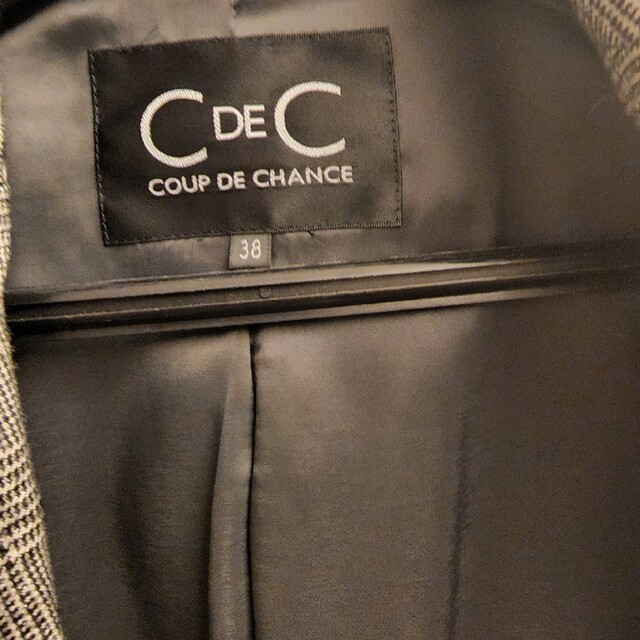 COUP DE CHANCE(クードシャンス)のクードシャンス⭐グレンチェックジャケット レディースのジャケット/アウター(テーラードジャケット)の商品写真