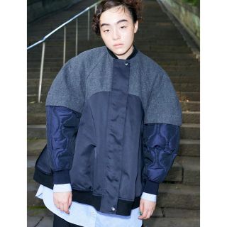 エンフォルド(ENFOLD)の【新品未使用】即完売エンフォルド　OVER COMBI BLOUSON(ブルゾン)