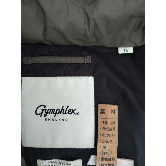 GYMPHLEX(ジムフレックス)のmasa様専用 Gymphlex ホワイトグース フードダウンジャケット 14 レディースのジャケット/アウター(ダウンジャケット)の商品写真