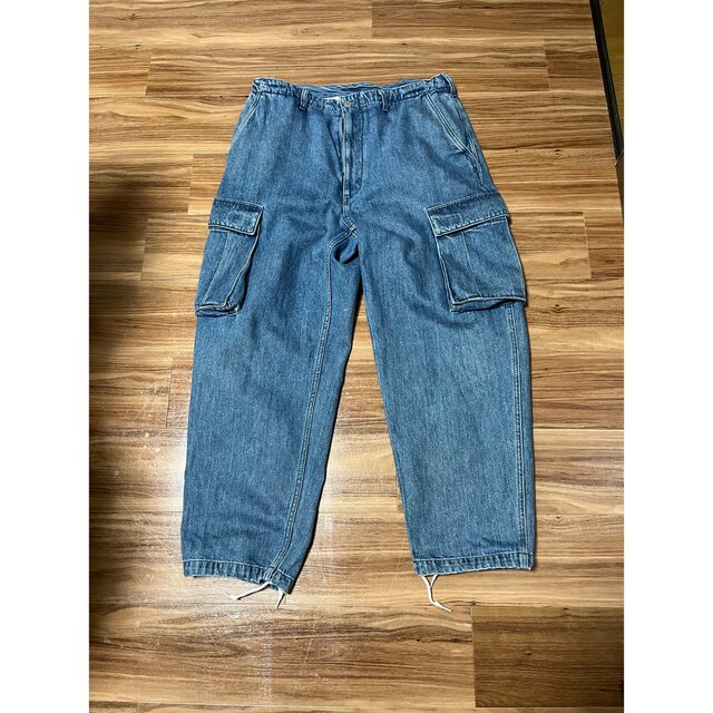 メンズ初期ssz beams デニムカーゴパンツ denim cargo pants