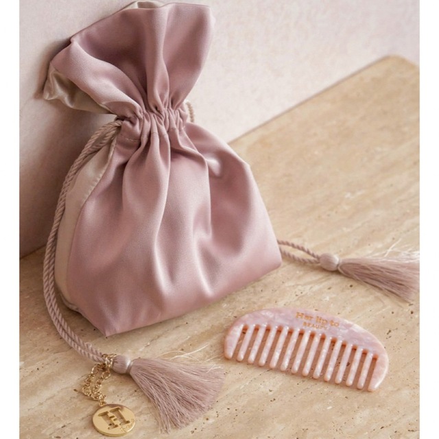 【未使用】Her lip to BEAUTY Pouch ＆ Comb set