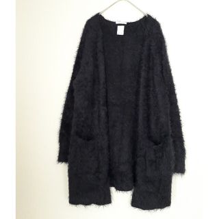 ザラ(ZARA)のZARA シャギー ガウン カーディガン(カーディガン)