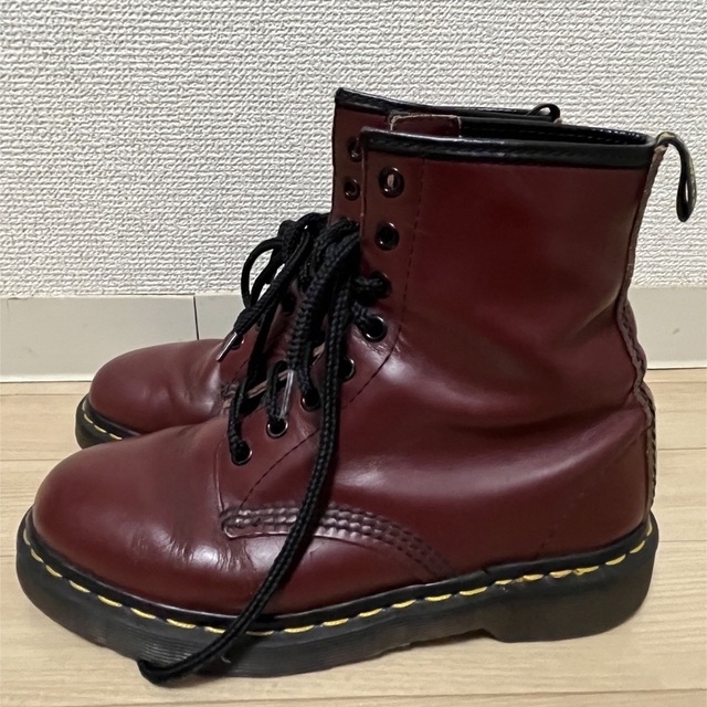 Dr.Martens(ドクターマーチン)のピスケ様専用♡送料込♡イングランド製♡UK5♡8ホール♡チェリーレッド レディースの靴/シューズ(ブーツ)の商品写真