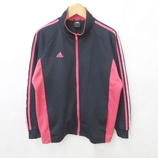 アディダス(adidas)のアディダス adidas トラックジャケット ジャージ ネイビー ピンク O(その他)