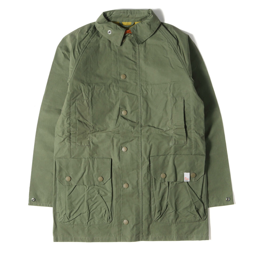 BARBOUR バブアー ジャケット Ally Capellino パラフィン加工 ノンワックス ジャケット BACK CASUAL JACKET 22SS グリーン S アウター コート ブルゾン 【メンズ】【美品】