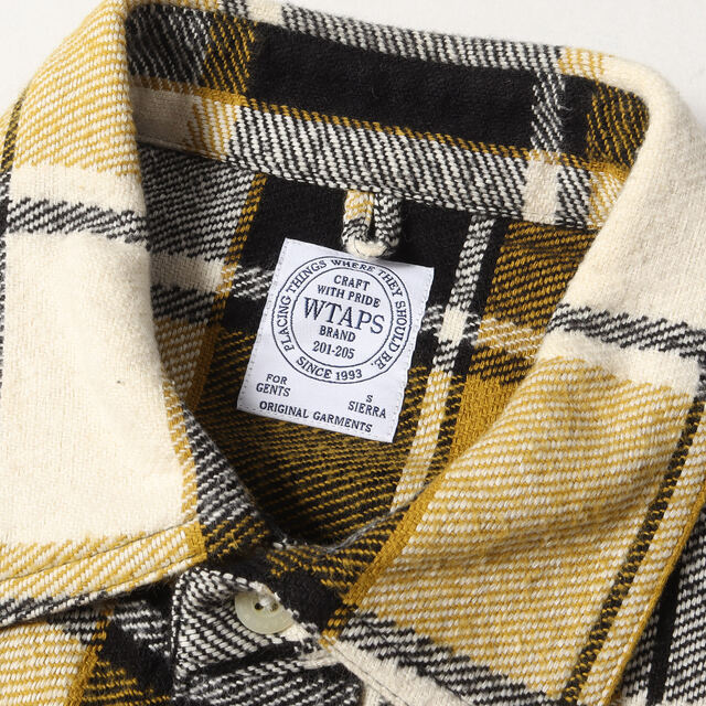 美品中古 WTAPS ダブルタップス シャツ ヘビー チェック フランネル