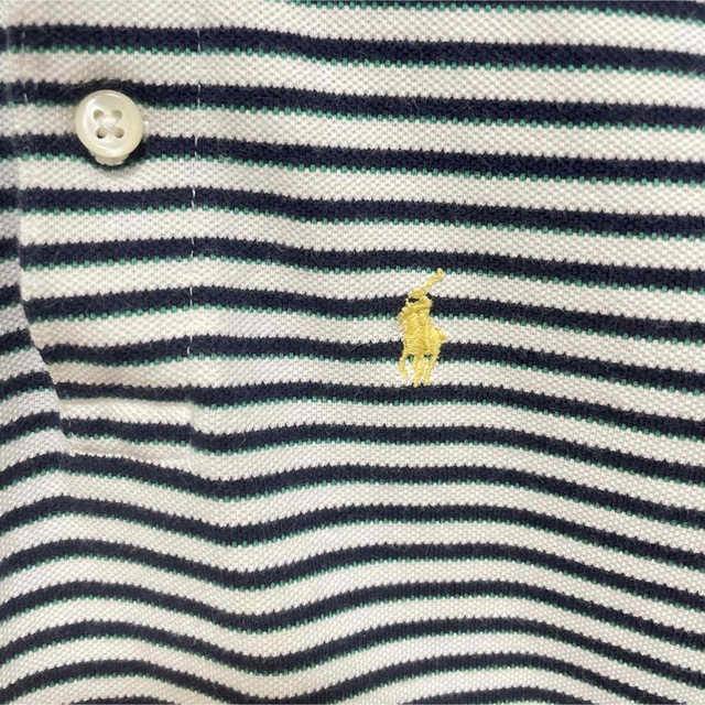 Ralph Lauren(ラルフローレン)のラルフローレン ボーダーポロシャツ120 キッズ/ベビー/マタニティのキッズ服男の子用(90cm~)(Tシャツ/カットソー)の商品写真